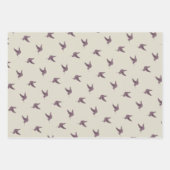 Rotkohlmuster Geschenkpapier Set (Vorderseite 2)