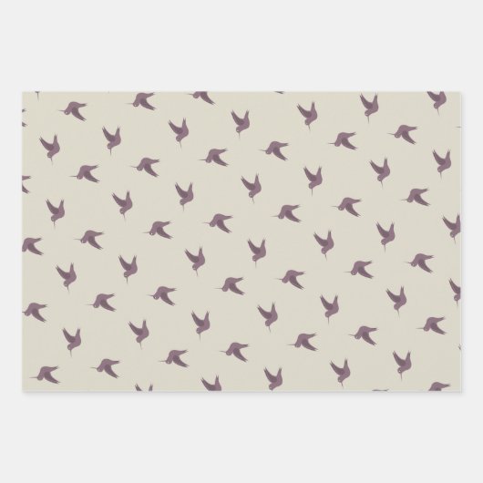 Rotkohlmuster Geschenkpapier Set (Vorderseite 2)