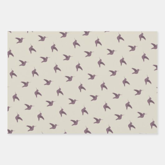 Rotkohlmuster Geschenkpapier Set (Vorderseite)