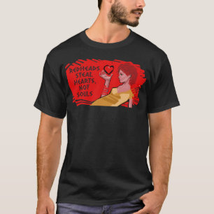 Rotköpfe stehlen Herzen, nicht Soule T-Shirt