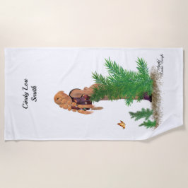 Rotkopffahrer-Rucksack Pinup Girl Beach Handtuch