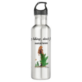 Rotkopffahrer-Rucksack Pinup Girl Wasserflasche Edelstahlflasche
