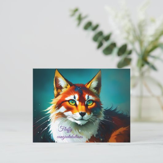 Rotkopffantasie Postkarte (Stehend Vorderseite)