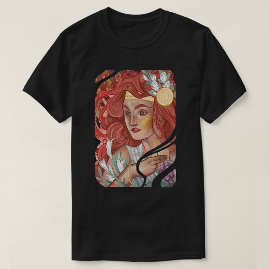 Rotkopfgoddess diva T-Shirt (Design vorne)
