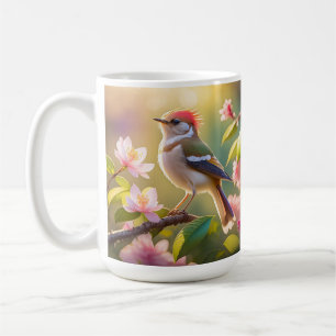 Rotköpfiger Buffbrüstiger Laubsänger Fantasy-Vogel Kaffeetasse