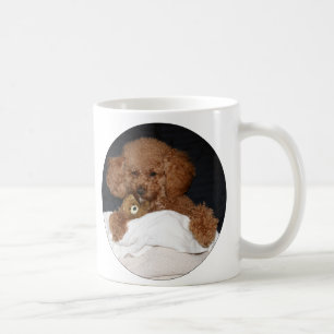 Rotköpfiger Spielzeug-Pudel-Becher - Mit Teddybär Kaffeetasse