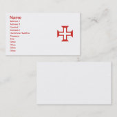 Rotkopfkreuz Visitenkarte (Vorne/Hinten)