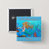 Rotkopfmagazin, kundenspezifisch button (Vorne & Hinten)