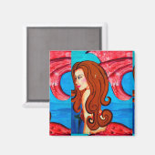 Rotkopfmagnet Magnet (Vorderseite/Rückseite)