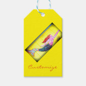 Rotkopfmosaik Geschenkanhänger (Vorderseite)