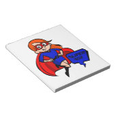 Rotkopfmutter Notizblock (angewinkelt)