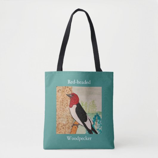 Rotkopfspecht tasche (Vorderseite)