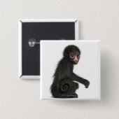 Rotkopfspinne - Ateles paniscus (3 Button (Vorne & Hinten)