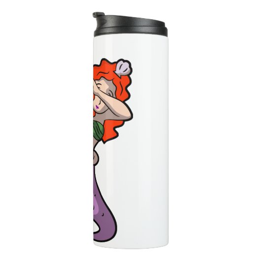 Rotkopfstaub Thermosbecher (Nach rechts gedreht)