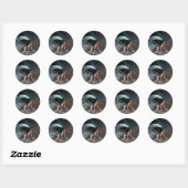 Rotkopfvampress 1 - Fantasy/Vampire Stickers (Blatt)