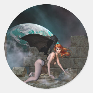 Rotkopfvampress 1 - Fantasy/Vampire Stickers