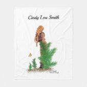 Rotkopfwanderruckerbeutel Pinup Girl Fleece Blanke (Vorderseite)