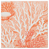 Rotkorallen Monochromatisch Stoff (Nahaufnahme)