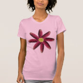 Rotkorn-Blume-Muster für Frauen T-Shirt (Vorderseite)