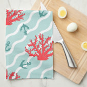 Rotkornmuster 1 handtuch (Viertel Falte)