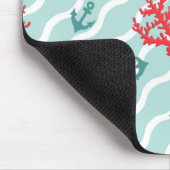 Rotkornmuster 1 mousepad (Ecke)
