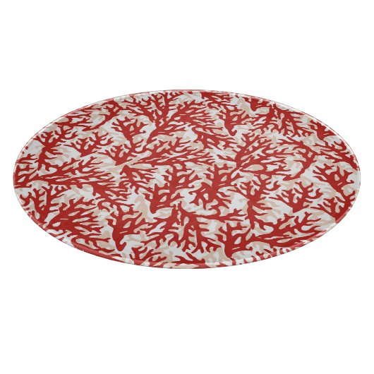 Rotkornmuster 2 schneidebrett (Ecke)