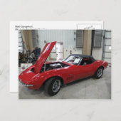 Rotkorvette 1 postkarte (Vorne/Hinten)