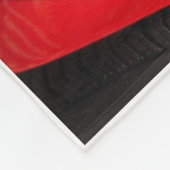 Rotkorvette Fleecedecke (Ecke)