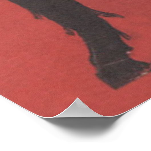 Rotkrampuskorbskette Poster (Ecke)