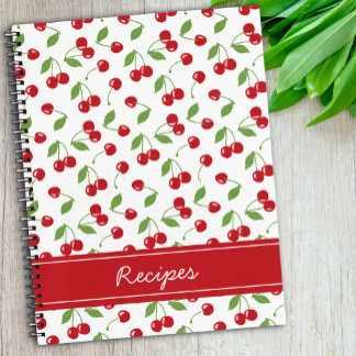 Rotkrebse Coquette Retro Rezept Notizblock