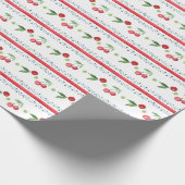 Rotkrebse Fruchtwasser Geschenkpapier (Ecke)