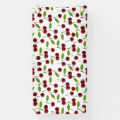 Rotkrebse, Kirschmuster, Blätter, Obst Banner (Vertikal)