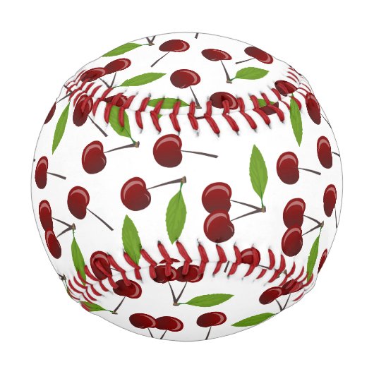 Rotkrebse, Kirschmuster, Blätter, Obst Baseball (Rückseite)