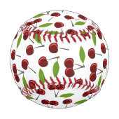 Rotkrebse, Kirschmuster, Blätter, Obst Baseball (Vorderseite)