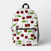 Rotkrebse, Kirschmuster, Blätter, Obst Bedruckter Rucksack (Vorderseite)