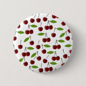 Rotkrebse, Kirschmuster, Blätter, Obst Button (Vorderseite)