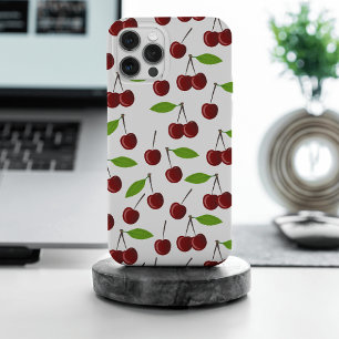 Rotkrebse, Kirschmuster, Blätter, Obst Case-Mate iPhone Hülle
