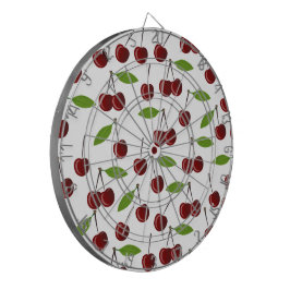 Rotkrebse, Kirschmuster, Blätter, Obst Dartscheibe