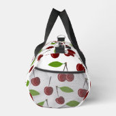 Rotkrebse, Kirschmuster, Blätter, Obst Duffle Bag (Rechts)