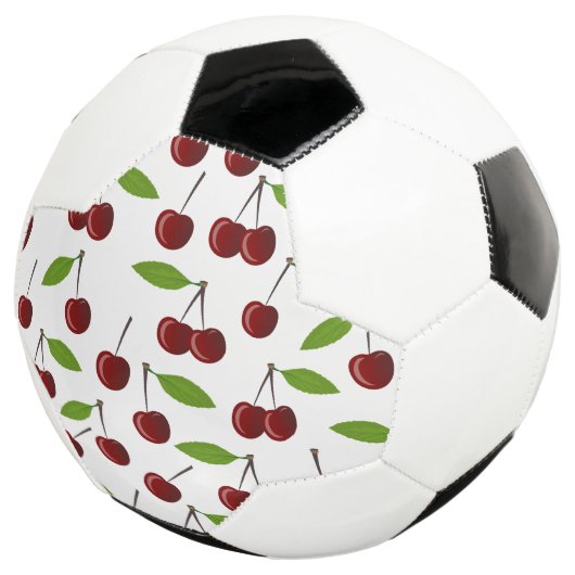 Rotkrebse, Kirschmuster, Blätter, Obst Fußball (Dreiviertel)