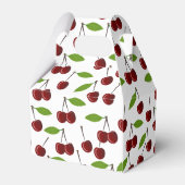 Rotkrebse, Kirschmuster, Blätter, Obst Geschenkschachtel (Rückseite)