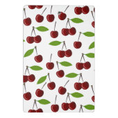 Rotkrebse, Kirschmuster, Blätter, Obst Mini Klemmbrett (Rückseite)