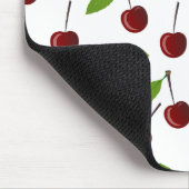 Rotkrebse, Kirschmuster, Blätter, Obst Mousepad (Ecke)