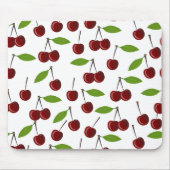 Rotkrebse, Kirschmuster, Blätter, Obst Mousepad (Vorne)