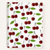 Rotkrebse, Kirschmuster, Blätter, Obst Notizblock (Vorderseite)