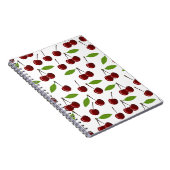 Rotkrebse, Kirschmuster, Blätter, Obst Notizblock (Rechte Seite)