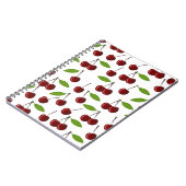 Rotkrebse, Kirschmuster, Blätter, Obst Notizblock (Linke Seite)