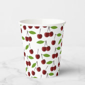 Rotkrebse, Kirschmuster, Blätter, Obst Pappbecher (Links)