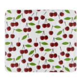 Rotkrebse, Kirschmuster, Blätter, Obst Schneidebrett (Vorderseite)