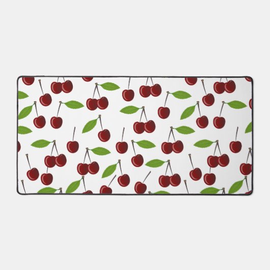 Rotkrebse, Kirschmuster, Blätter, Obst Schreibtischunterlage (Vorderseite)
